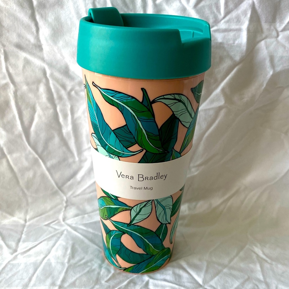 16oz Vera Bradley Vintage Floral Travel Mug/Coffee Cup